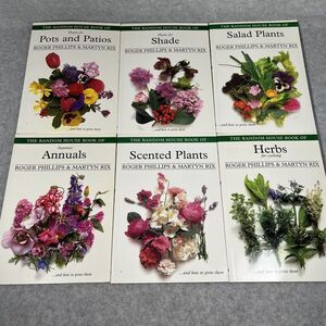The Random House Book of Gardening Plants Annuals by Phillips Lot of 6 Paperback